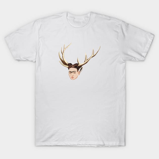 deer frida T-Shirt by daidai